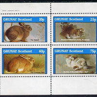 Grunay 1982 Animals (Rabbits) perf,set of 4 values (10p to 75p) unmounted mint