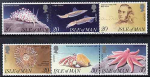 Isle of Man 1994 Europa - Discoveries of Marine Biologist Edward Forbes set of 6 unmounted mint, SG 600-605