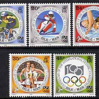 Isle of Man 1994 Centenary of International Olympic Committee set of 5 unmounted mint, SG 621-25