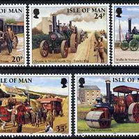 Isle of Man 1995 Steam Traction Engines set of 5 unmounted mint, SG 629-33