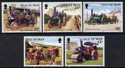 Isle of Man 1995 Steam Traction Engines set of 5 unmounted mint, SG 629-33