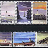 Isle of Man 1996 Lighthouses set of 6 unmounted mint, SG 672-77