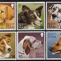 Isle of Man 1996 Dogs set of 6 unmounted mint, SG 719-24