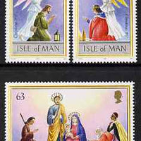 Isle of Man 1997 Christmas set of 3 unmounted mint, SG 765-67