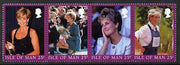 Isle of Man 1998 Diana, Princess of Wales commemoration set of 4 unmounted mint, SG 813-16