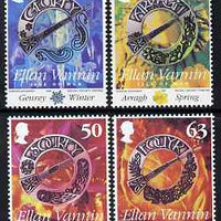 Isle of Man 1999 Manx Gaelic Society - The Season set of 4 unmounted mint, SG 840-43