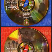 Isle of Man 1999 Legends of Music - The Bee Gees set of 2 m/sheets unmounted mint, SG MS867