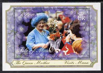 Isle of Man 2000 Queen Elizabeth, the Queen Mother's Century m/sheet unmounted mint,,SG MS881