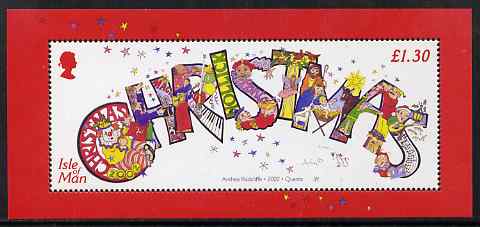 Isle of Man 2002 Christmas - Entertainment m/sheet unmounted mint, SG MS1046