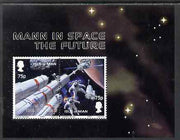Isle of Man 2003 Isle of Man Involvement in Space Exploration m/sheet unmounted mint, SG MS1055