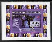 Guinea - Conakry 2007 Dinosaurs & Halley's Comet #3 individual imperf deluxe sheet unmounted mint. Note this item is privately produced and is offered purely on its thematic appeal similar to Yv 566