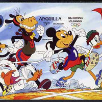 Anguilla 1984 Disney's Los Angeles Olympic Games m/sheet imperf from a limited printing, unmounted mint SG MS 596A