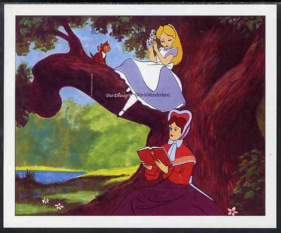 Grenada 1987 Disney's Alice in Wonderland m/sheet imperf from a limited printing, unmounted mint SG MS 1707b