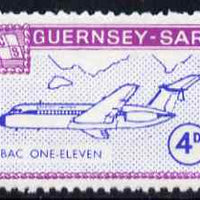 Guernsey - Sark 1967 Aircraft 4d BAC-111 unmounted mint (blocks available price pro-rata) Rosen CS 104