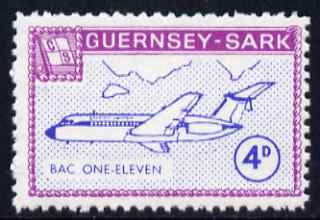 Guernsey - Sark 1967 Aircraft 4d BAC-111 unmounted mint (blocks available price pro-rata) Rosen CS 104