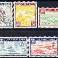 Guernsey - Sark 1963 definitive set of 5 unmounted mint Rosen CS CS 33-37