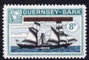 Guernsey - Sark 1964 Provisional - Europa opt obliterated on 8d Ships (Atlanta) unmounted mint Rosen CS 52