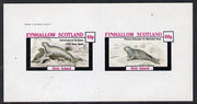 Eynhallow 1982 Animals #09 (Grey Seal & Marbled Seal) imperf,set of 2 values (40p & 60p) unmounted mint