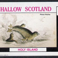 Eynhallow 1982 Animals #09 (Seal) imperf deluxe sheet (£2 value) unmounted mint
