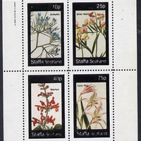 Staffa 1982 Flowers #04 (Anthyllis, Corn Flag etc) perf,set of 4 values (10p to 75p) unmounted mint