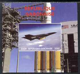 Gabon 2009 NASA Space Exploration #01 individual imperf deluxe sheet unmounted mint. Note this item is privately produced and is offered purely on its thematic appeal