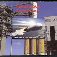 Gabon 2009 NASA Space Exploration #09 individual imperf deluxe sheet unmounted mint. Note this item is privately produced and is offered purely on its thematic appeal