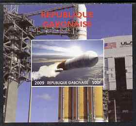 Gabon 2009 NASA Space Exploration #09 individual imperf deluxe sheet unmounted mint. Note this item is privately produced and is offered purely on its thematic appeal