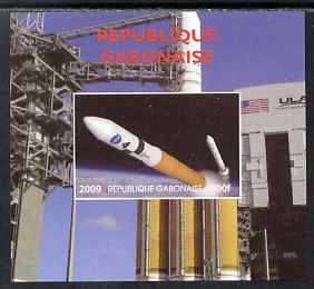 Gabon 2009 NASA Space Exploration #10 individual imperf deluxe sheet unmounted mint. Note this item is privately produced and is offered purely on its thematic appeal