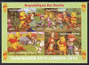 Benin 2009 Olympic Games - Disney's Winnie the Pooh #01 imperf sheetlet containing 4 values unmounted mint. Note this item is privately produced and is offered purely on its thematic appeal