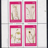 Staffa 1982 Flowers #07 (Ixia, Flag etc) perf,set of 4 values (10p to 75p) unmounted mint