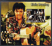 Benin 2006 Elvis Presley #2 (wearing coloured shirt) imperf souvenir sheet unmounted mint