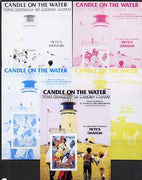 Somalia 2004 75th Birthday of Mickey Mouse #02 - Candle on the Water m/sheet - the set of 5 imperf progressive proofs comprising the 4 individual colours plus all 4-colour composite, unmounted mint