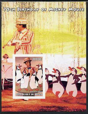 Benin 2004 75th Birthday of Mickey Mouse - Mary Poppins imperf m/sheet unmounted mint. Note this item is privately produced and is offered purely on its thematic appeal