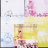 Benin 2004 75th Birthday of Mickey Mouse - Mary Poppins m/sheet - the set of 5 imperf progressive proofs comprising the 4 individual colours plus all 4-colour composite, unmounted mint
