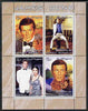 Somalia 2005 James Bond perf sheetlet containing 4 values unmounted mint