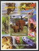 St Thomas & Prince Islands 2005 Animals of the World - Elephants imperf s/sheet with Rotary Logo unmounted mint