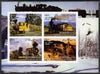 Somalia 2004 Steam Locos imperf sheetlet containing 4 values,unmounted mint. Note this item is privately produced and is offered purely on its thematic appeal
