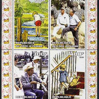 Ivory Coast 2003 Walt Disney & Winnie the Pooh #3 perf sheetlet containing 4 values unmounted mint