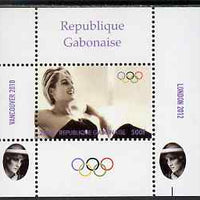 Gabon 2009 Olympic Games - Princess Diana #01 individual perf deluxe sheet unmounted mint. Note this item is privately produced and is offered purely on its thematic appeal