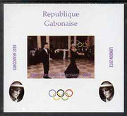 Gabon 2009 Olympic Games - Princess Diana #03 individual imperf deluxe sheet unmounted mint. Note this item is privately produced and is offered purely on its thematic appeal
