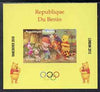 Benin 2009 Olympic Games - Disney's Winnie the Pooh #02 individual imperf deluxe sheet unmounted mint. Note this item is privately produced and is offered purely on its thematic appeal
