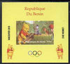 Benin 2009 Olympic Games - Disney's Winnie the Pooh #07 individual imperf deluxe sheet unmounted mint. Note this item is privately produced and is offered purely on its thematic appeal