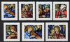 Great Britain 2009 Christmas set of 7 self adhesives unmounted mint