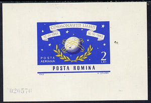 Rumania 1964 Space Navigation IMPERF m/sheet unmounted mint, SG MS 3115, Mi BL 56