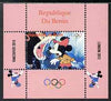 Benin 2009 Olympic Games - Disney Characters #03 individual perf deluxe sheet unmounted mint. Note this item is privately produced and is offered purely on its thematic appeal