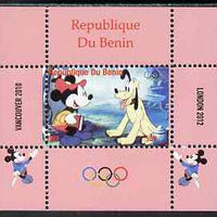Benin 2009 Olympic Games - Disney Characters #04 individual perf deluxe sheet unmounted mint. Note this item is privately produced and is offered purely on its thematic appeal