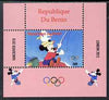 Benin 2009 Olympic Games - Disney Characters #13 individual perf deluxe sheet unmounted mint. Note this item is privately produced and is offered purely on its thematic appeal