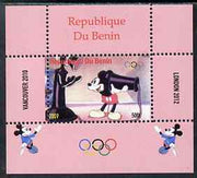 Benin 2009 Olympic Games - Disney Characters #14 individual perf deluxe sheet unmounted mint. Note this item is privately produced and is offered purely on its thematic appeal