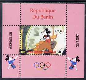 Benin 2009 Olympic Games - Disney Characters #15 individual perf deluxe sheet unmounted mint. Note this item is privately produced and is offered purely on its thematic appeal