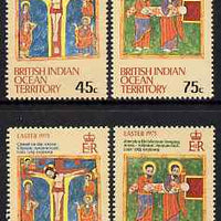 British Indian Ocean Territory 1973 Easter perf set of 4 unmounted mint, SG 47-50